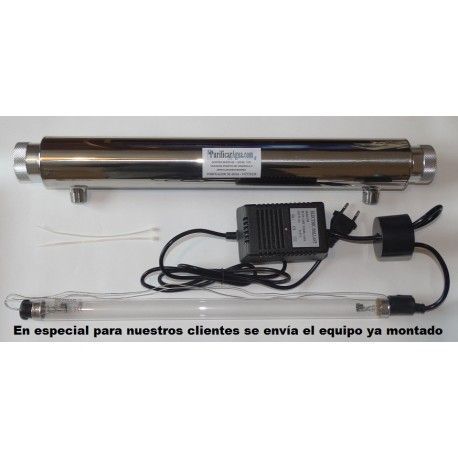 Esterilizador ultravioleta 25 W 6 GPM