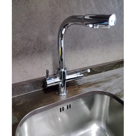 GRIFO DE TRES VÍAS PARA ÓSMOSIS